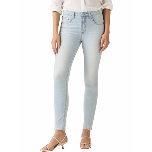 фото Джинсы скинни levi's women 721 high rise skinny jeans, размер 28/30 jean, голубой