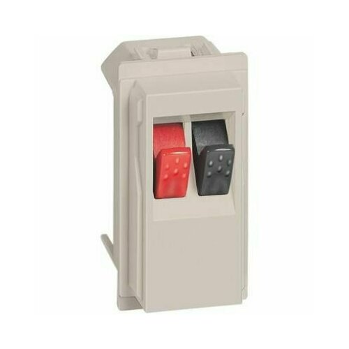 BT Living now Песочный Розетка для аудиоколонок стерео 1 мод