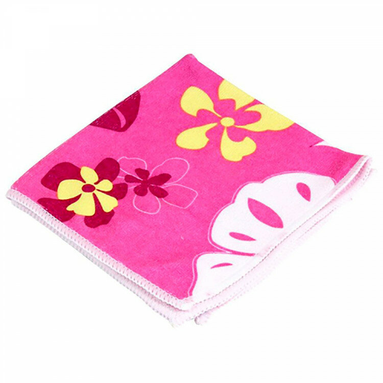 фото Салфетка для стекол и зеркал микрофибра 30*30 250 г/м? рисунок в инд. пакете арт. М-04Р. Количество в наборе 5 шт.