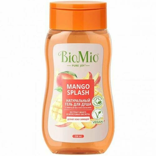 Гель для душа BioMio Манго, 250 мл гель для душа biomio с экстрактом манго 250 мл
