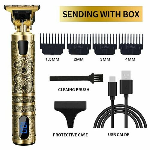 Триммер для бороды и усов машинка для стрижки волос 4 насадки 115000₽