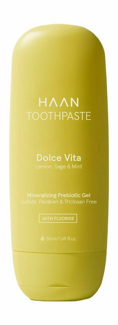 Зубная паста с фтором и пребиотиками / Haan Dolce Vita with Fluoride Toothpaste