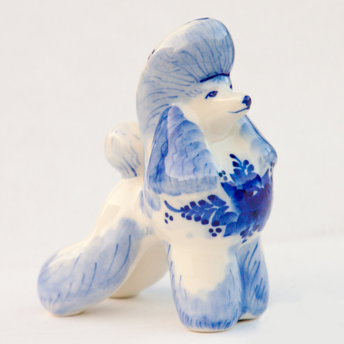 фото Статуэтка Пудель Гжель