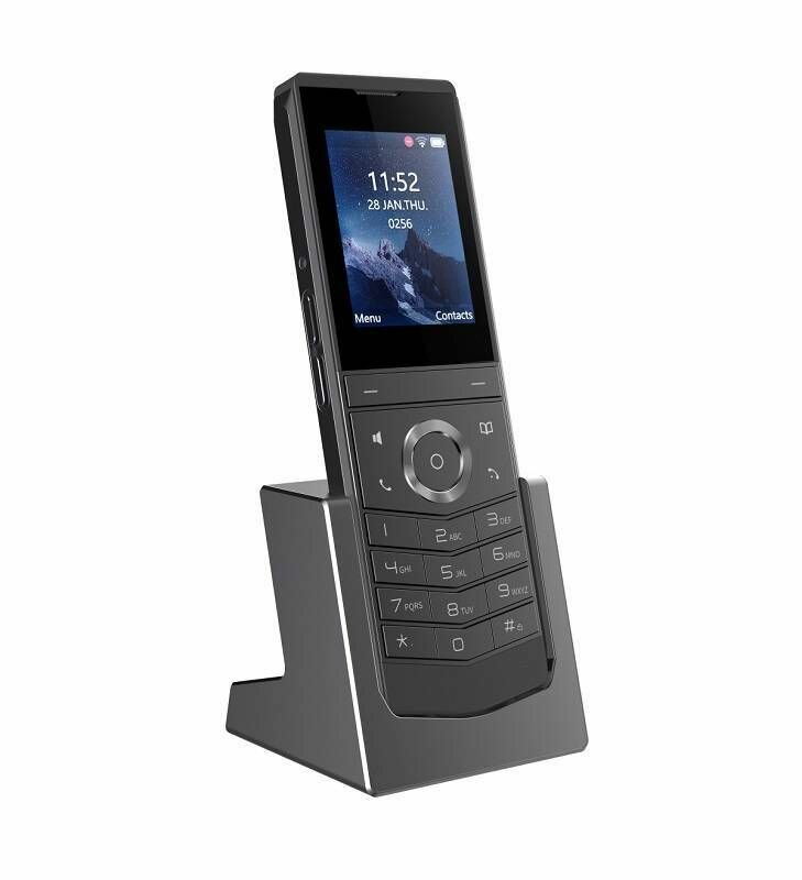 IP-телефон Fanvil W611W, 4 SIP аккаунта, цветной 2,4 дисплей 240x320, конференция на 3 абонента, поддержка Wi-Fi, Bluetooth.