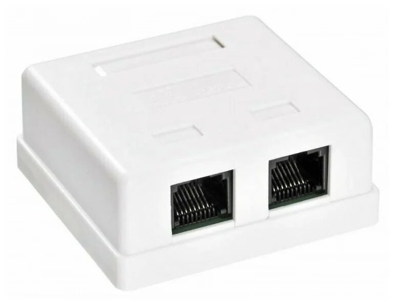 Розетка RJ-45 Buro TL-CAT-014 468-8k-2 кат.5E двойная крона