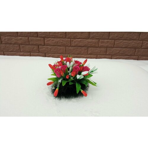 Искусственные цветы Розы и Крокусы