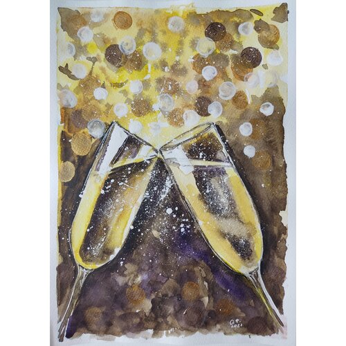 Картина акварелью 