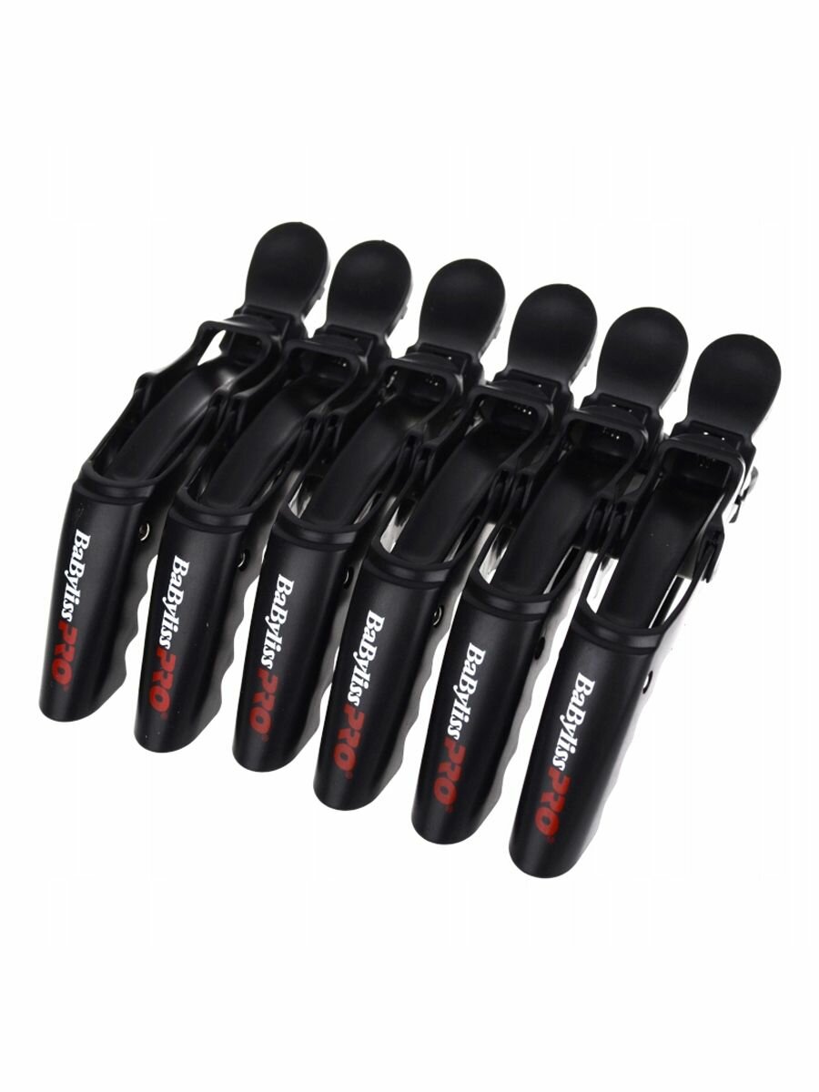 Зажимы для волос BaByliss Pro M2941E Croco Clip, 6 шт.