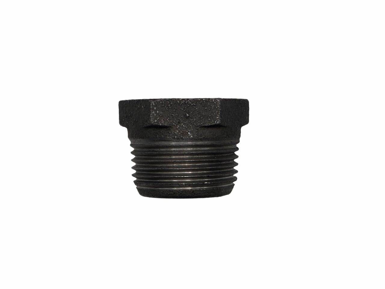 фото Футорка черная, чугунная, ATUSA арт. 241, НР/ВР, 2" х 1"