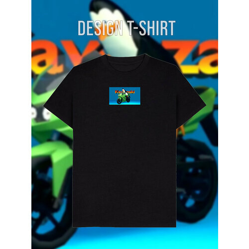 фото Футболка, размер 50, черный design t-shirt