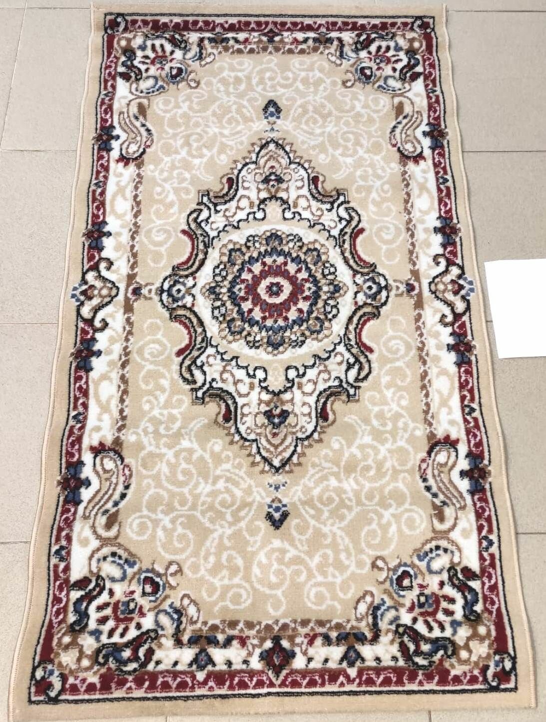 фото Ковер Классический БАЛ текстиль OSCAR NATUREL KZ F040A , , цвет Бежевый, из нитей БЦФ, основа джут, размер 0,8 м на 1,5 м, вес 1,44 кг