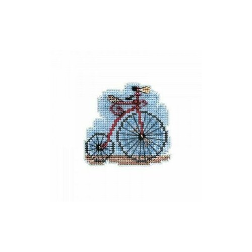 Набор для вышивания крестом и бисером "Винтажный велосипед", 7х5 см, МH18-2011, MILL-HILL
