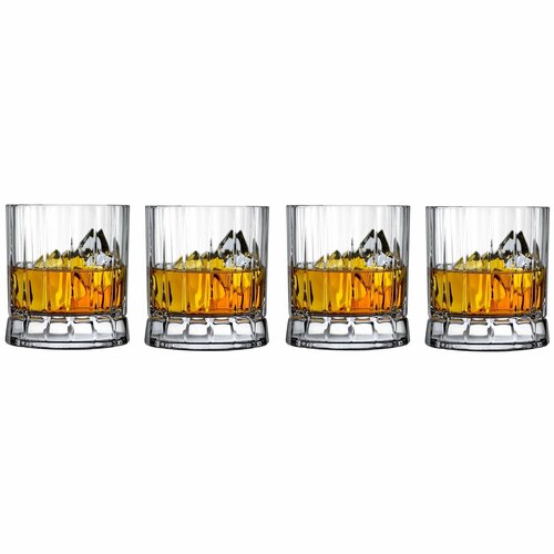 4 стакана для виски NUDE Wayne Double Old Fashioned 330 мл (арт. 1100891)