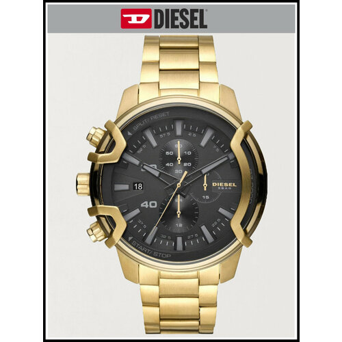 фото Наручные часы diesel griffed, черный, золотой