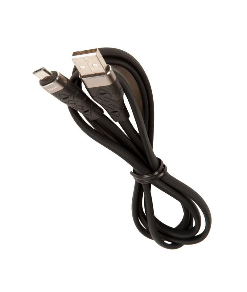 Cable / Кабель USB HOCO X53 Angel для Micro USB, 2.4 A, длина 1.0 м, черный