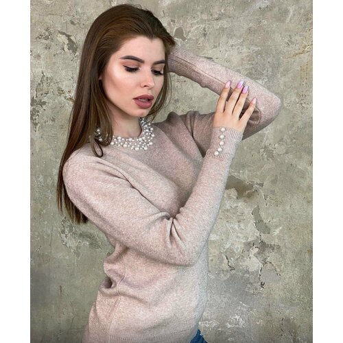 фото Водолазка new fashion style, размер 42/48, бежевый