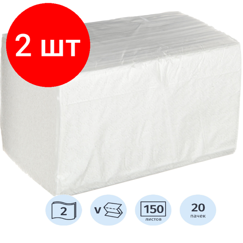 бумажные полотенца merida top pz15 блок 20 уп по 160 шт Комплект 2 упаковок, Полотенца бумажные д/держ 2сл 200л 20пач/уп Элемантари