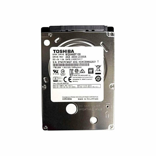 Жесткий диск Toshiba 1Tb MQ04ABF100 8129₽