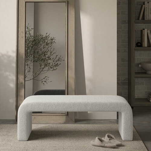 Банкетка OCTAVIA-2 пуф в прихожую спальню гостиную детскую прикроватная прямоугольная мягкая мебель минимализм для квартиры дачи дома экомех 20416₽