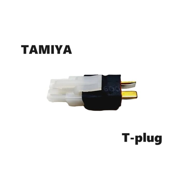 Переходник Tamiya plug на T-plug (папа / папа) 44 разъемы KET-2P L6.2-2P на красный адаптер T-Deans штекер Т плаг запчасти аккумулятор р/у батарея