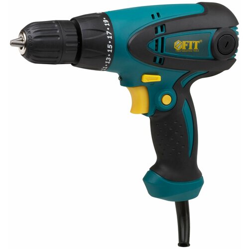 Сетевая дрель-шуруповерт FIT ES-280 электроинструмент подарок на день рождения мужчине любимому папе дедушке парню 3300₽