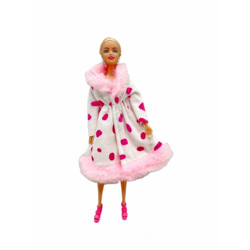 Кукла Модная девушка розовое пальто ролевые игры bayer кукла модель для причесок с косметикой 27 см