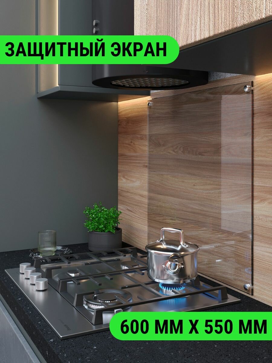 фото Защитный экран для плиты 550*600