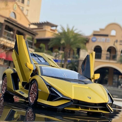 Коллекционная машинка Ламборгини CENTENARIO 1:24 машинка каталка lamborghini centenario 3726 оранжевая