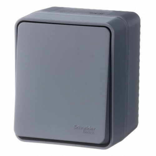 Переключатель 1-клавишный Atlas Design Profi54 антрацит 1949₽