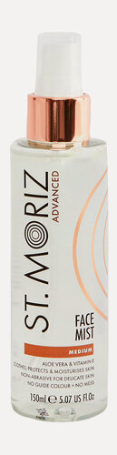 Изображение товара ST. MORIZ Автобронзант для лица спрей с эффектом длительного увлажнения с Витамином Е и Алое Вера, 150 мл