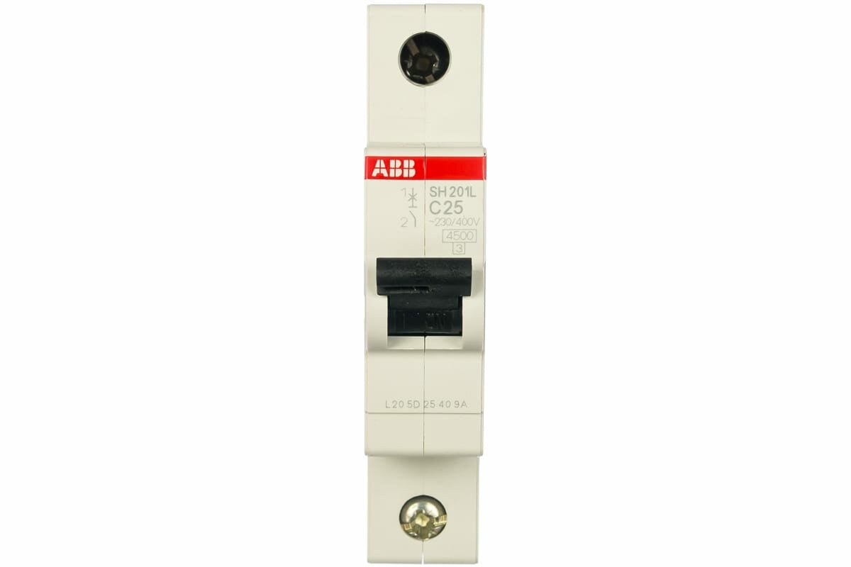 Автоматический выключатель ABB SH201L (C) 4,5kA 25 А