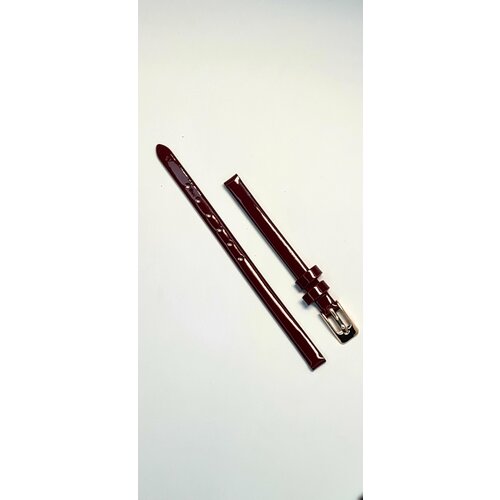 Ремешок MILANO, фактура лаковая, размер 6/6 L, красный