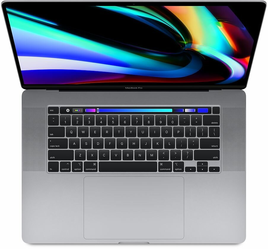 16" Ноутбук Apple MacBook Pro 2019, 3072x1920, Intel Core i7 2.6 ГГц, RAM 16 ГБ, SSD 512 ГБ, Radeon Pro 5300M, Space Gray, MacOS