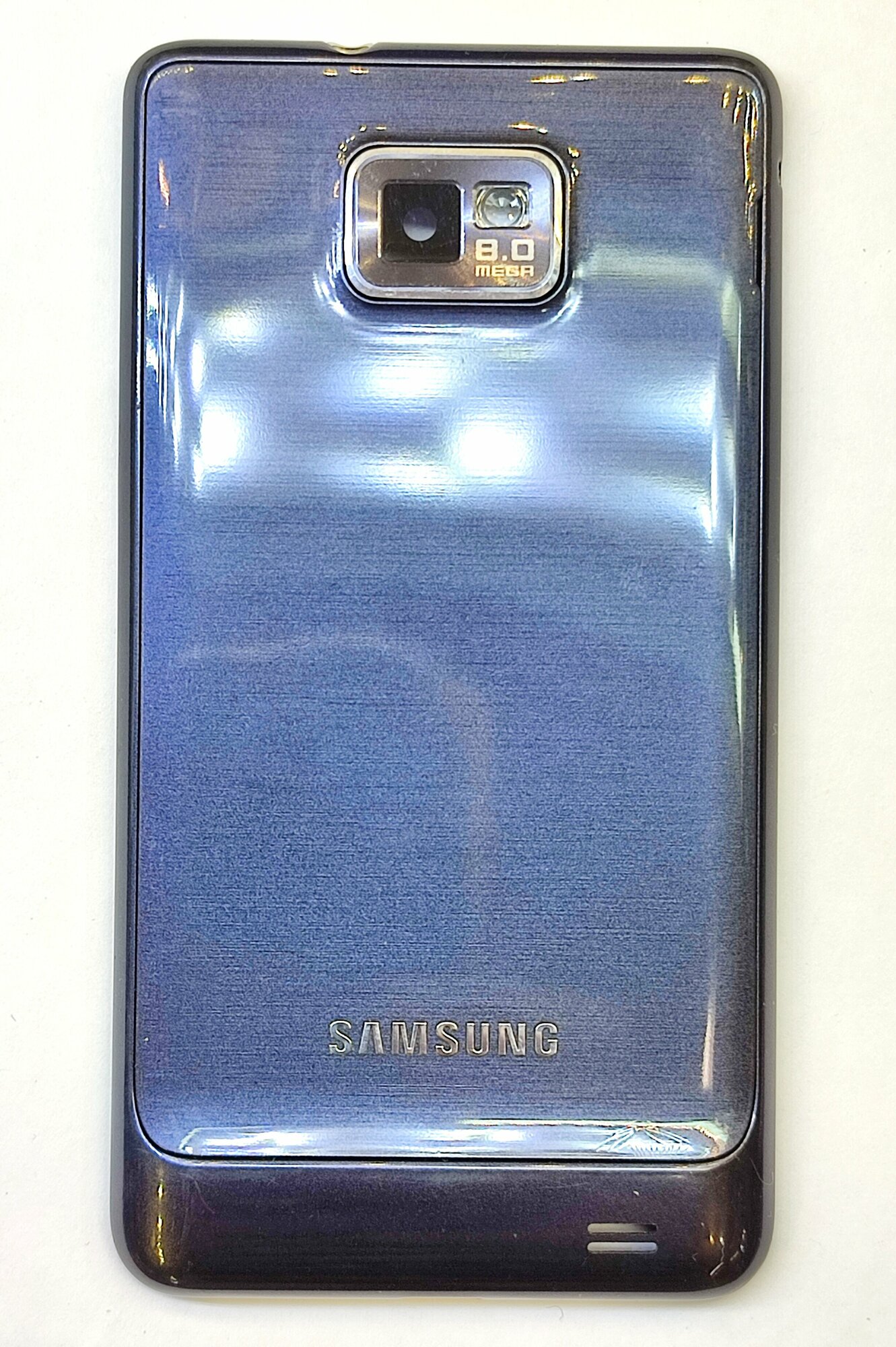 Корпус задняя крышка + панель со стеклом камеры для телефона Samsung galaxy s2 i9100 i9105