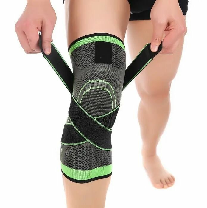 Бандаж наколенный компрессионный / бандаж на колено / бандаж коленного сустава / суппорт на колено / ортез на коленный сустав / ортез коленный Knee Support FeiMoShi размер XL
