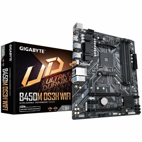 Материнская плата Gigabyte B450M DS3H WIFI 976900₽