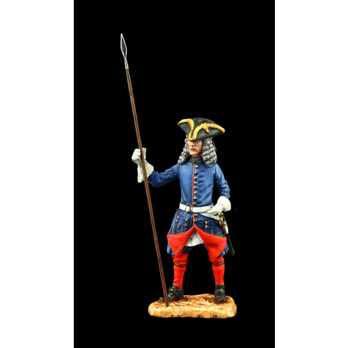 Оловянный солдатик SDS: Шведский офицер армейских пехотных полков, 1700-21 гг.