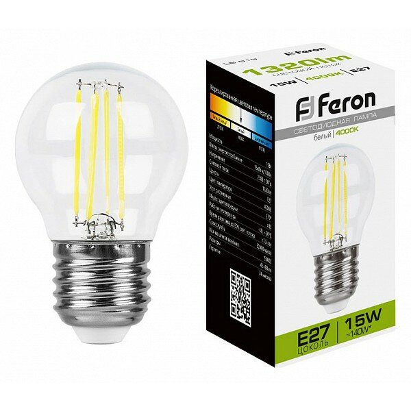 Лампа светодиодная Feron LB-515 E27 230В 15Вт 4000K 38253