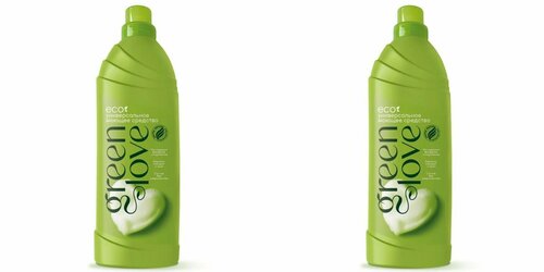 Green Love Экологичное средство для мытья полов, 1000 мл, 2 шт