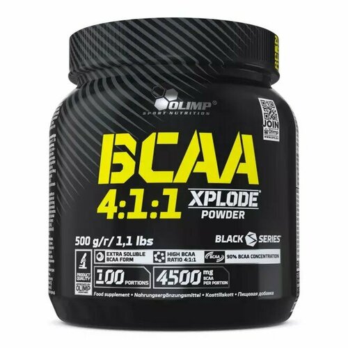 Аминокислоты BCAA (БЦАА), Olimp, BCAA 4:1:1 Xplode Powder, 500 г, Груша