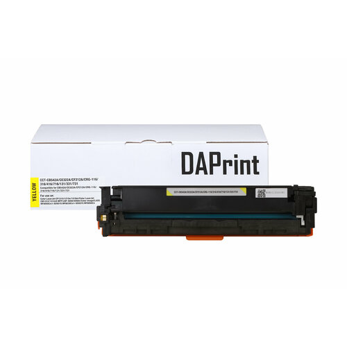 Картридж лазерный DAPrint DP-CB542A/CE322A/CF212A Yellow (желтый) для HP и Canon 1,6К стр. картридж target tr cf212a cb542a ce322a 716y 731y 1800 стр желтый