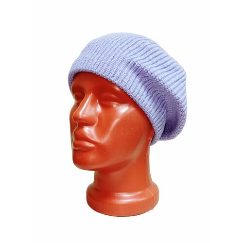 фото Шапка бини scandza, размер 56-58, сиреневый