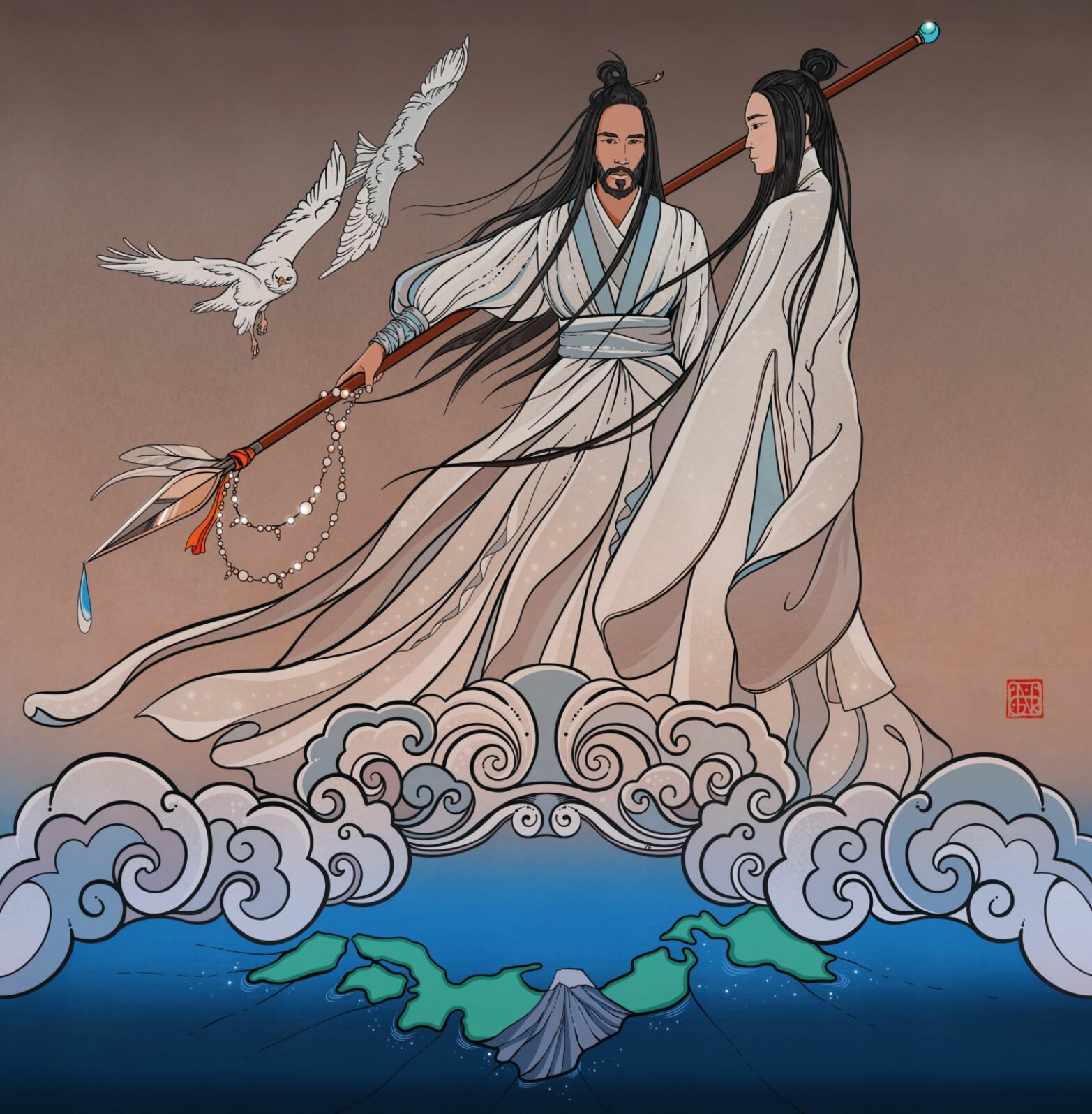 Кицунэ, цилинь и другие легенды Китая и Японских островов - фото №15