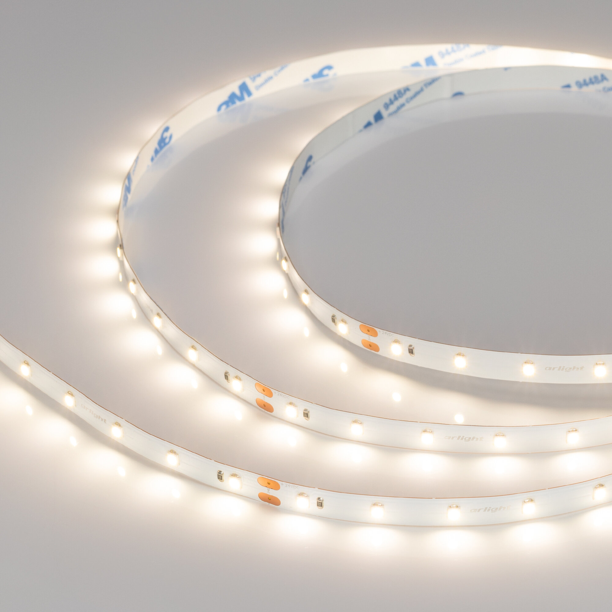 Светодиодная лента Arlight 4,8W/m 60LED/m 3528SMD теплый белый 5M / - фото №2