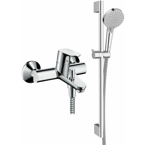 Смеситель для ванны Hansgrohe Focus E2 31940000 + 26275000 смеситель для ванны hansgrohe focus e2 31940000