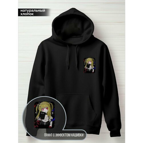 фото Худи hypnotica, размер m, черный