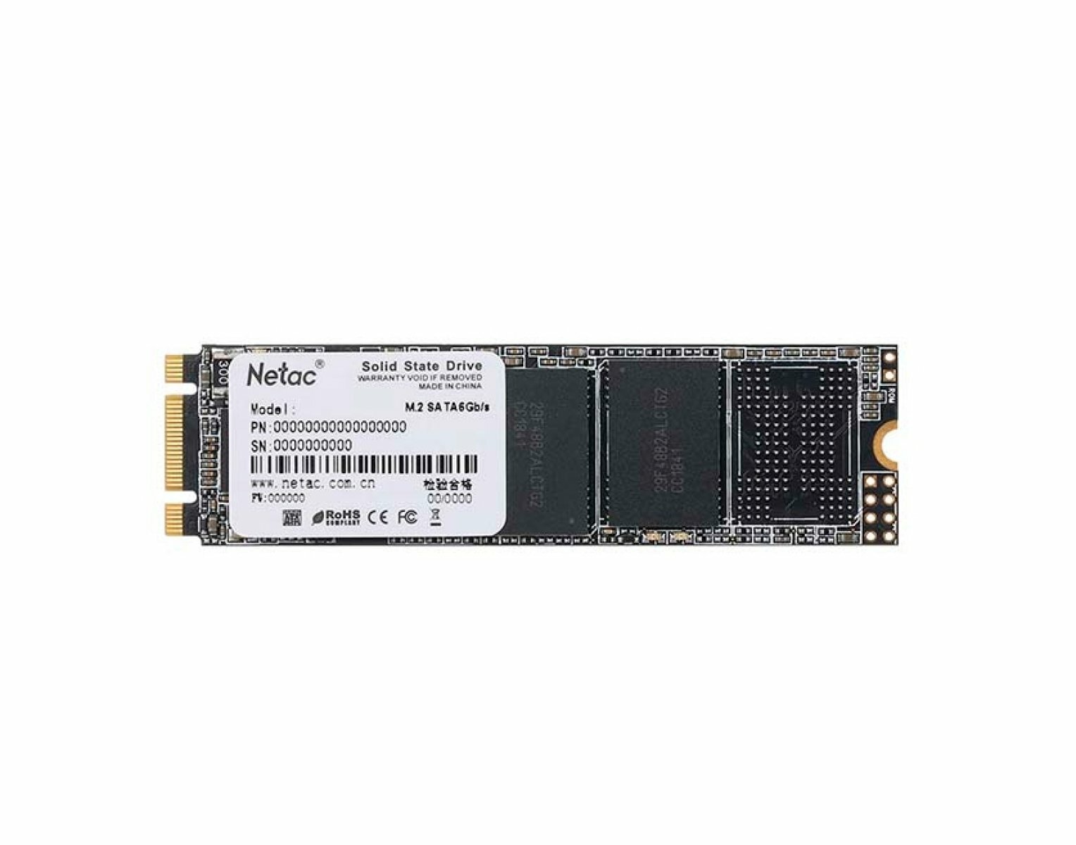 Внутренний SSD-накопитель Netac N535N 2TB M2 2280, SATA-III, 3D TLC, Черный NT01N535N-002T-N8X - фото №13