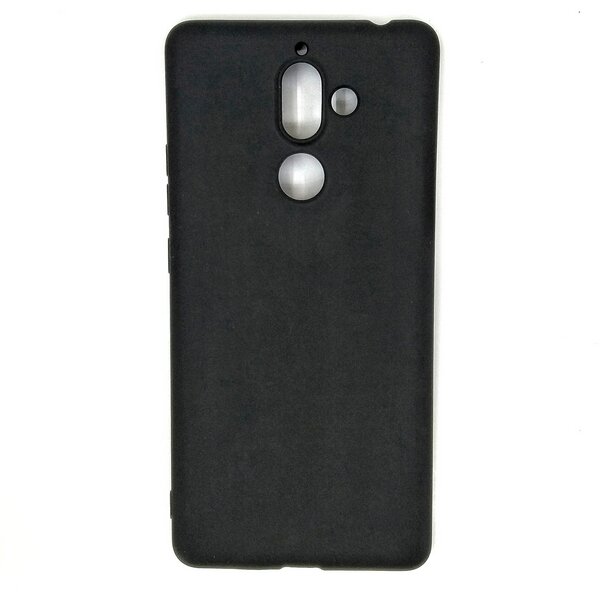 Силиконовый чехол для Nokia 7 Plus (матовый, черный)