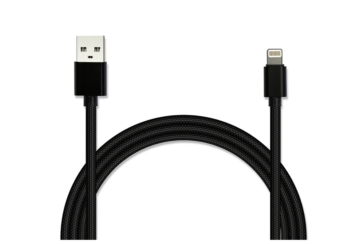 Кабель JETACCESS JA-DC44 USB/8pin 2A, 1м, черный