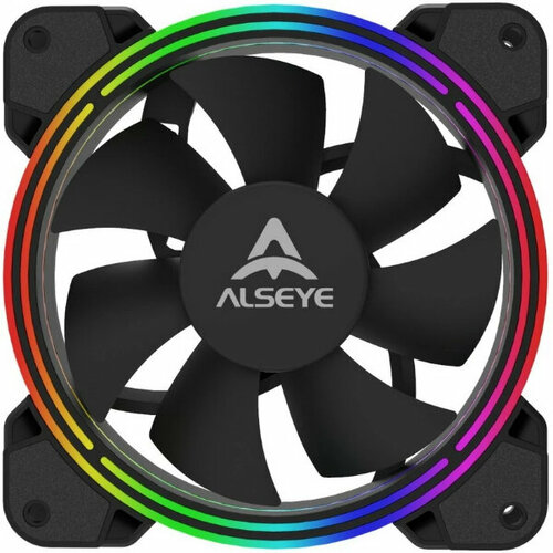 Вентилятор для корпуса ALSEYE HALO40-S-RGB-OP Dimension: 120x120x25mm Weight: 180g Voltage: DC 12V вентилятор для корпуса alseye rgb m120 pwa kit pwm